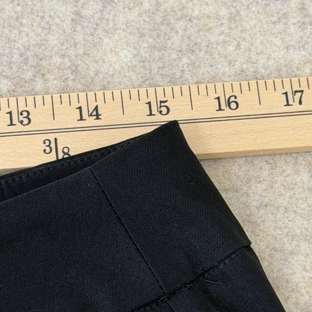 Lulu B Black Scalloped Skort Size 10 Pull On Golf Tennis Skirt NWT - Picture 5 of 11